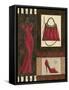 Fashion Collage I-Sophie Devereux-Framed Stretched Canvas