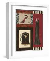 Fashion Collage II-Sophie Devereux-Framed Art Print