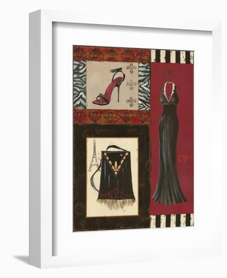 Fashion Collage II-Sophie Devereux-Framed Art Print