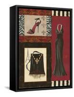 Fashion Collage II-Sophie Devereux-Framed Stretched Canvas