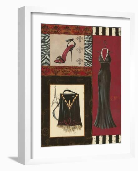 Fashion Collage II-Sophie Devereux-Framed Art Print