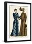 Fashion: Costume of Two Elegant Women (Belle Epoque), 1890.-null-Framed Giclee Print