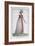 Fashion Design for a Parisian Lady's Dress, Circa 1799-null-Framed Giclee Print