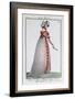 Fashion Design for a Parisian Lady's Dress, Circa 1799-null-Framed Giclee Print