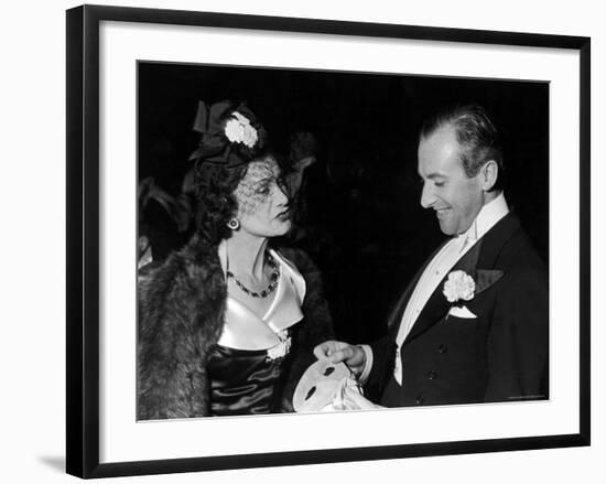 Fashion Designer Gabrielle Chanel with Photographer Cecil Beaton-John Phillips-Framed Premium Photographic Print