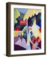 Fashion Display, 1913-Auguste Macke-Framed Giclee Print