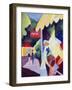 Fashion Display, 1913-Auguste Macke-Framed Giclee Print