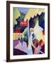 Fashion Display, 1913-Auguste Macke-Framed Giclee Print