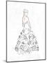 Fashion Dress-OnRei-Mounted Art Print