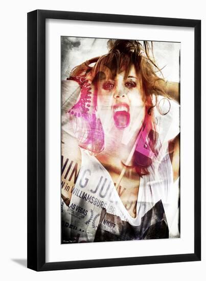 Fashion Face-Philippe Hugonnard-Framed Premium Photographic Print