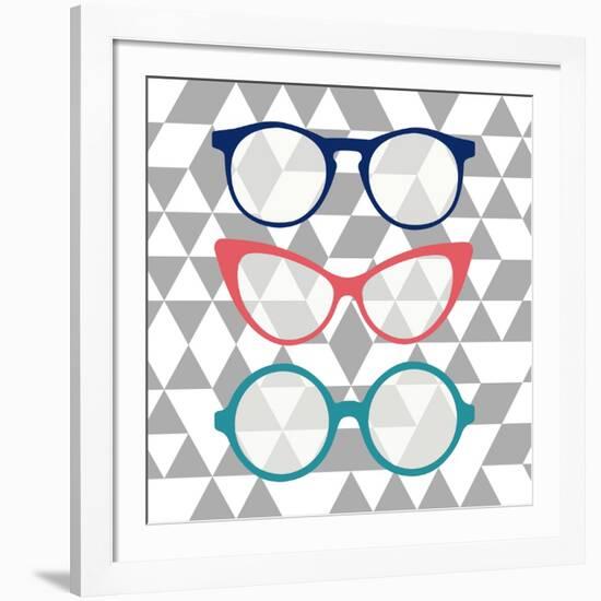 Fashion Glasses-Bella Dos Santos-Framed Art Print