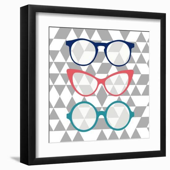 Fashion Glasses-Bella Dos Santos-Framed Art Print