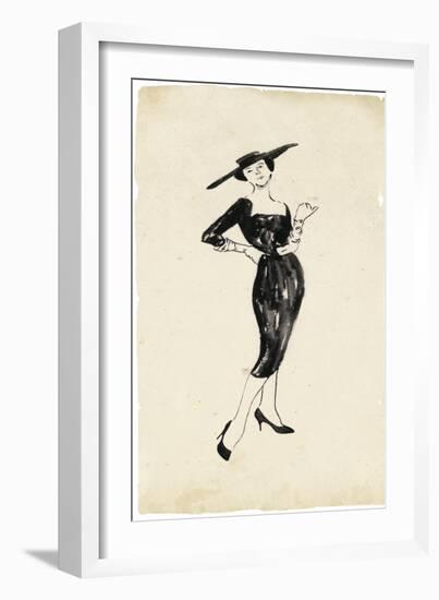 Fashion Glimpse IV-Melissa Wang-Framed Art Print