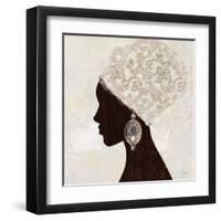 Fashion Global Silhouette 2-Bella Dos Santos-Framed Art Print