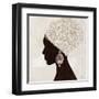 Fashion Global Silhouette 2-Bella Dos Santos-Framed Art Print