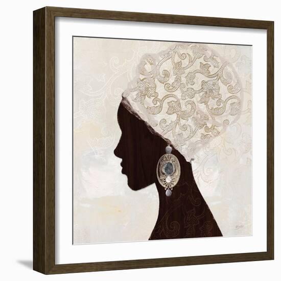 Fashion Global Silhouette 2-Bella Dos Santos-Framed Art Print