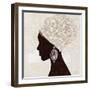 Fashion Global Silhouette 2-Bella Dos Santos-Framed Art Print