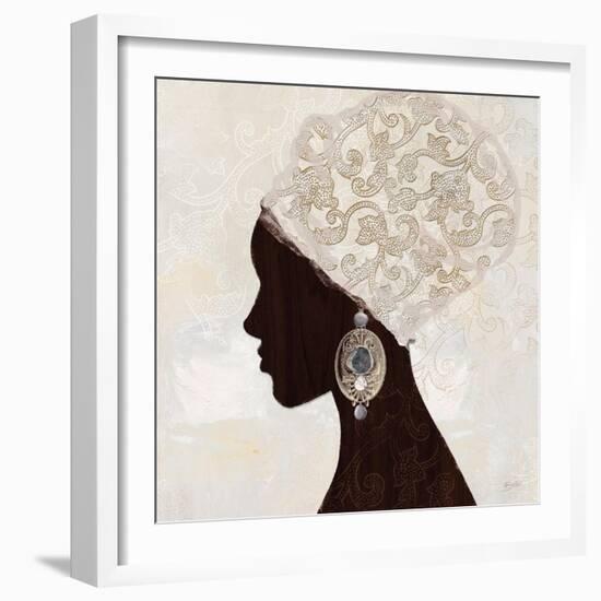 Fashion Global Silhouette 2-Bella Dos Santos-Framed Art Print