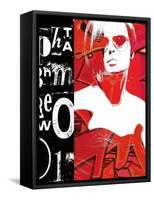Fashion Graffiti 1-Evangeline Taylor-Framed Stretched Canvas