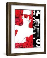 Fashion Graffiti 2-Evangeline Taylor-Framed Art Print