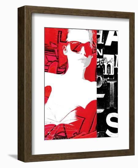 Fashion Graffiti 2-Evangeline Taylor-Framed Art Print