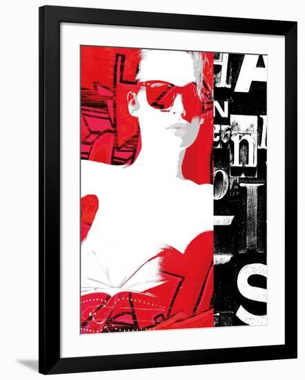 Fashion Graffiti 2-Evangeline Taylor-Framed Art Print