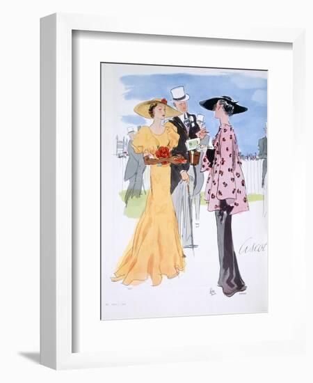 Fashion Illustration, 1935-null-Framed Giclee Print