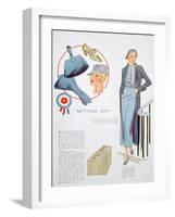 Fashion Illustration, 1935-null-Framed Giclee Print