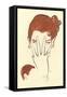 Fashion Illustration Drawing-null-Framed Stretched Canvas