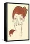Fashion Illustration Drawing-null-Framed Stretched Canvas