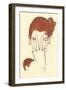 Fashion Illustration Drawing-null-Framed Art Print