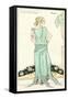 Fashion Illustration for Paquin-null-Framed Stretched Canvas