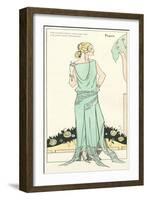 Fashion Illustration for Paquin-null-Framed Art Print