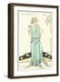 Fashion Illustration for Paquin-null-Framed Art Print