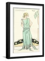 Fashion Illustration for Paquin-null-Framed Art Print