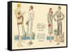 Fashion Illustration, Jean Patou-null-Framed Stretched Canvas