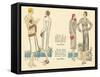 Fashion Illustration, Jean Patou-null-Framed Stretched Canvas