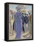 Fashion Illustration of Cheruit's Beach Dress by Pierre Brissanol-Stapleton Collection-Framed Stretched Canvas