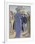 Fashion Illustration of Cheruit's Beach Dress by Pierre Brissanol-Stapleton Collection-Framed Giclee Print