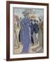 Fashion Illustration of Cheruit's Beach Dress by Pierre Brissanol-Stapleton Collection-Framed Giclee Print