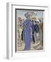 Fashion Illustration of Cheruit's Beach Dress by Pierre Brissanol-Stapleton Collection-Framed Giclee Print