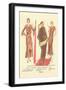 Fashion Illustration, Three Dresses-null-Framed Art Print