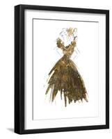Fashion in Gold I-Patricia Pinto-Framed Art Print