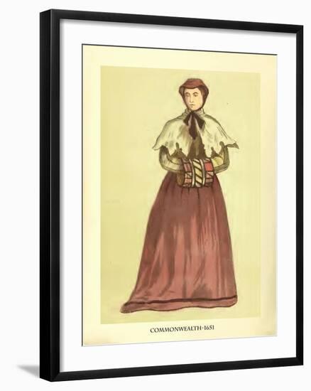 Fashion in the Commonwealth Period-Lewis Wingfield-Framed Art Print