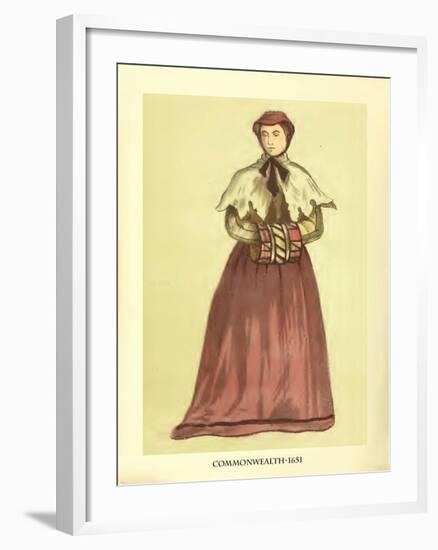 Fashion in the Commonwealth Period-Lewis Wingfield-Framed Art Print