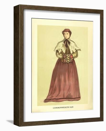 Fashion in the Commonwealth Period-Lewis Wingfield-Framed Art Print