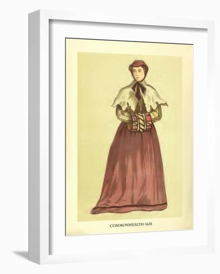 Fashion in the Commonwealth Period-Lewis Wingfield-Framed Art Print