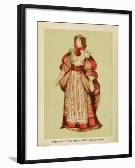 Fashion in the Period of Charles II-Lewis Wingfield-Framed Art Print