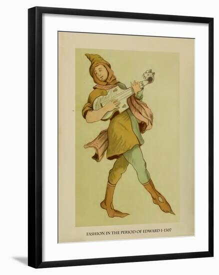 Fashion in the Period of Edward I-Lewis Wingfield-Framed Art Print