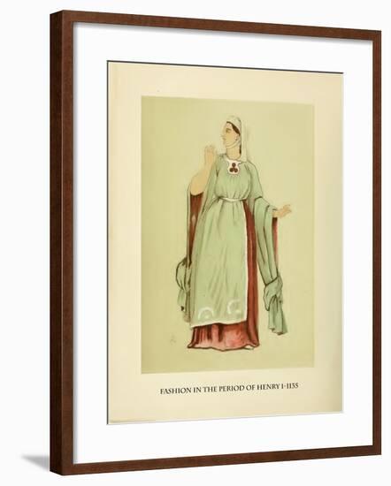 Fashion in the Period of Edward I-Lewis Wingfield-Framed Art Print